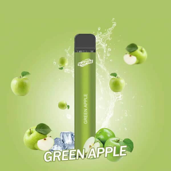 Vapordi Sunfire 600 Puffs Green Apple
