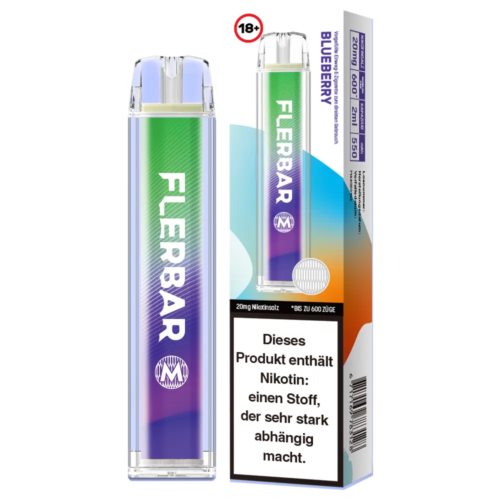 Flerbar 600 Blueberry 600 Züge