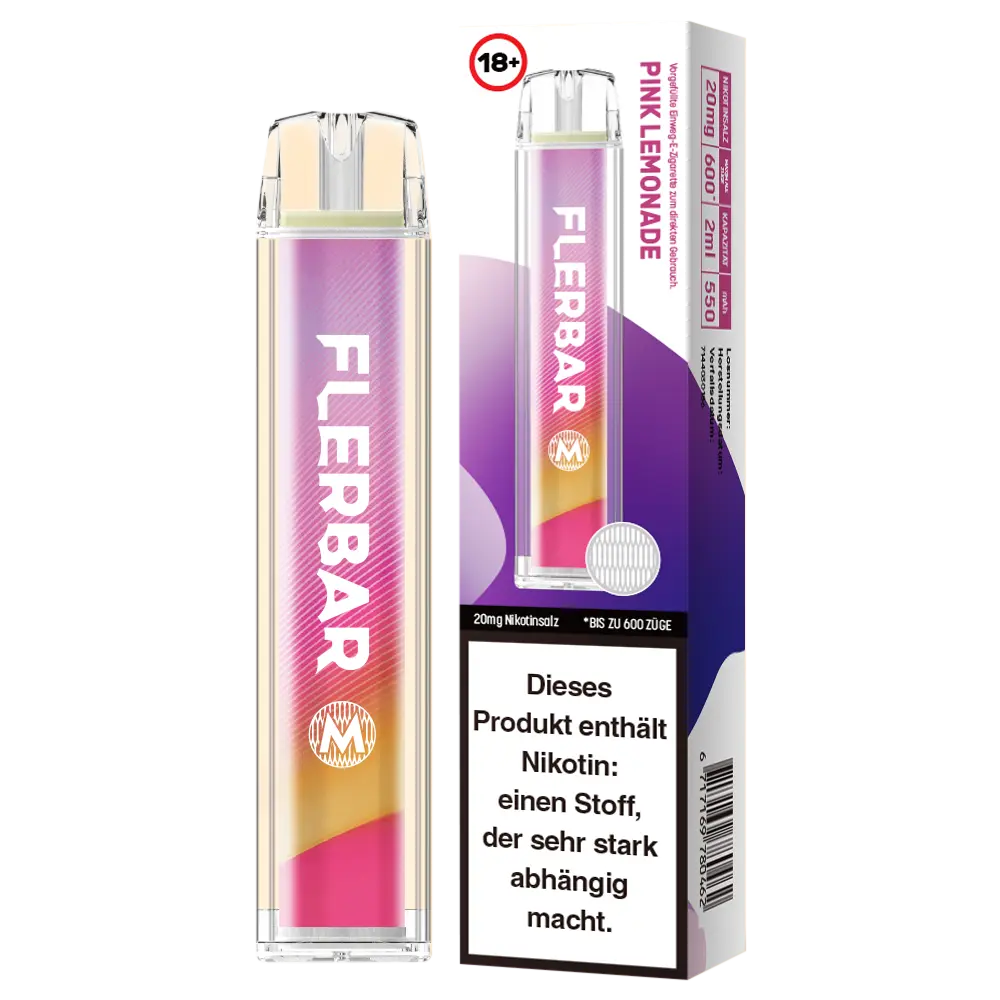 Flerbar 600 Pink Lemonade 600 Züge
